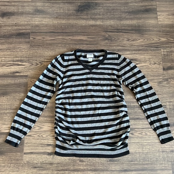 Motherhood Maternity Sweaters - 5/$25 Motherhood Maternity Striped Top